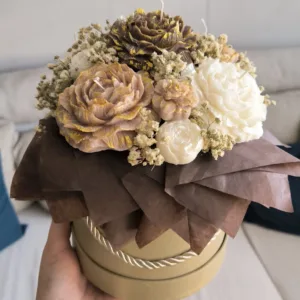 Sojowy Candle Box Duży Personalizowany